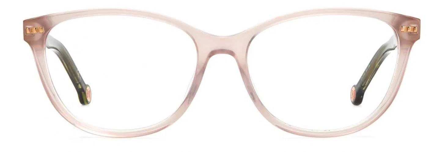 Carolina Herrera CH0048 Eyeglasses - GREEN NUDE - view 3